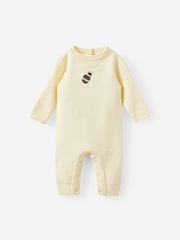 أصفر - لباس قطعة واحدة محبوك بأكمام طويلة من Cotton On - Image 1 of 3