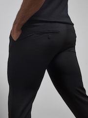 Tailored Athlete Black Muscle Fit 365 Trousers - Image 2 of 6