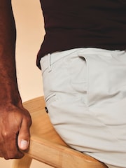 Tailored Athlete Grey Muscle Fit Chino Shorts - Image 6 of 7