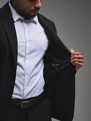 Tailored Athlete Black Muscle Fit Tech Suit Jacket - Image 6 of 7