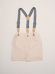 Little Gent Body chemise fictif, nœud papillon et short avec bretelles, ensemble - Image 5 sur 5