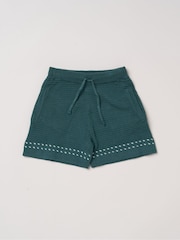 Little Gent Blue True Knit Resort Shirt And Shorts - Image 4 of 5