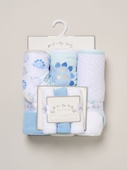 Rock-A-Bye Baby Boutique Green Hooded Towels And Wash Cloth Set 3 Pack - Image 3 of 3