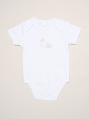 Rock-A-Bye Baby Boutique White - Bear and Hot Air Balloon Print Little Gent Hanging Gift Set 10 Piece - Image 5 of 6