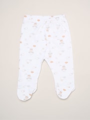 Rock-A-Bye Baby Boutique White - Bear and Hot Air Balloon Print Little Gent Hanging Gift Set 10 Piece - Image 6 of 6