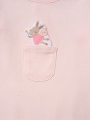 Rosa - Rock-A-Bye Baby Boutique Sleepsuit With Appliqué Bear With Cloud Pocket - Bild 3 von 3