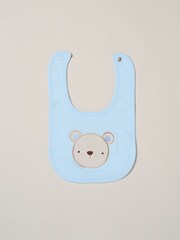 Rock-A-Bye Baby Boutique Blue - Bear Print All-In-One Baby Gift Set 5 Piece - Image 5 of 5