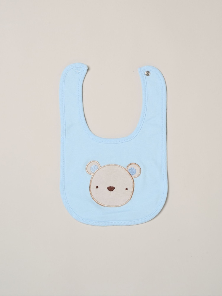 Rock-A-Bye Baby Boutique Blue - Bear Print All-In-One Baby Gift Set 5 Piece - Image 5 of 5