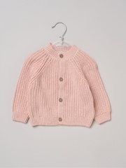 Rock-A-Bye Baby Boutique Pink Born In 2026 Embroidered Knitted Cardigan - Image 1 of 4