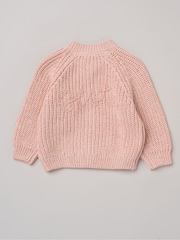 Rock-A-Bye Baby Boutique Pink Born In 2026 Embroidered Knitted Cardigan - Image 3 of 4