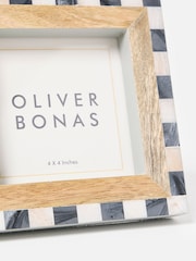 Oliver Bonas Multi Pablo Chequerboard Square Photo Frame 4x4" - Image 3 of 4