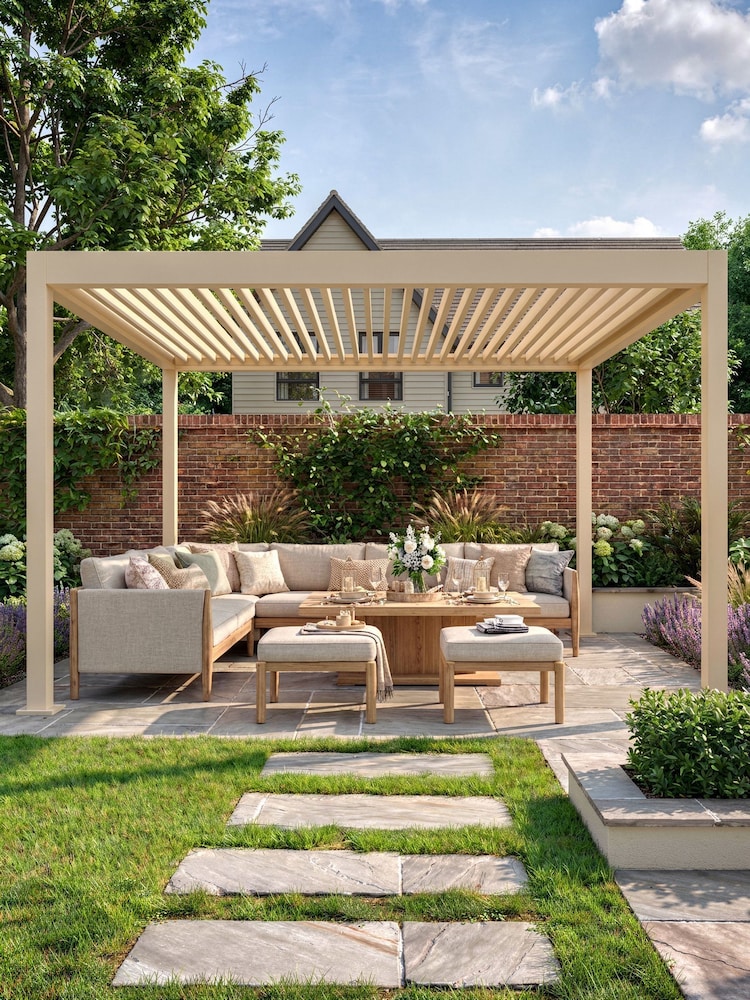 Maze Latte Jupiter Frame & assembly service Pergola 3x4m - Image 1 of 4