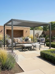 Maze Grey Jupiter Frame & assembly service Pergola 3x4m - Image 1 of 6