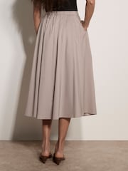 Apricot Cotton Midi Skirt - Image 4 of 4