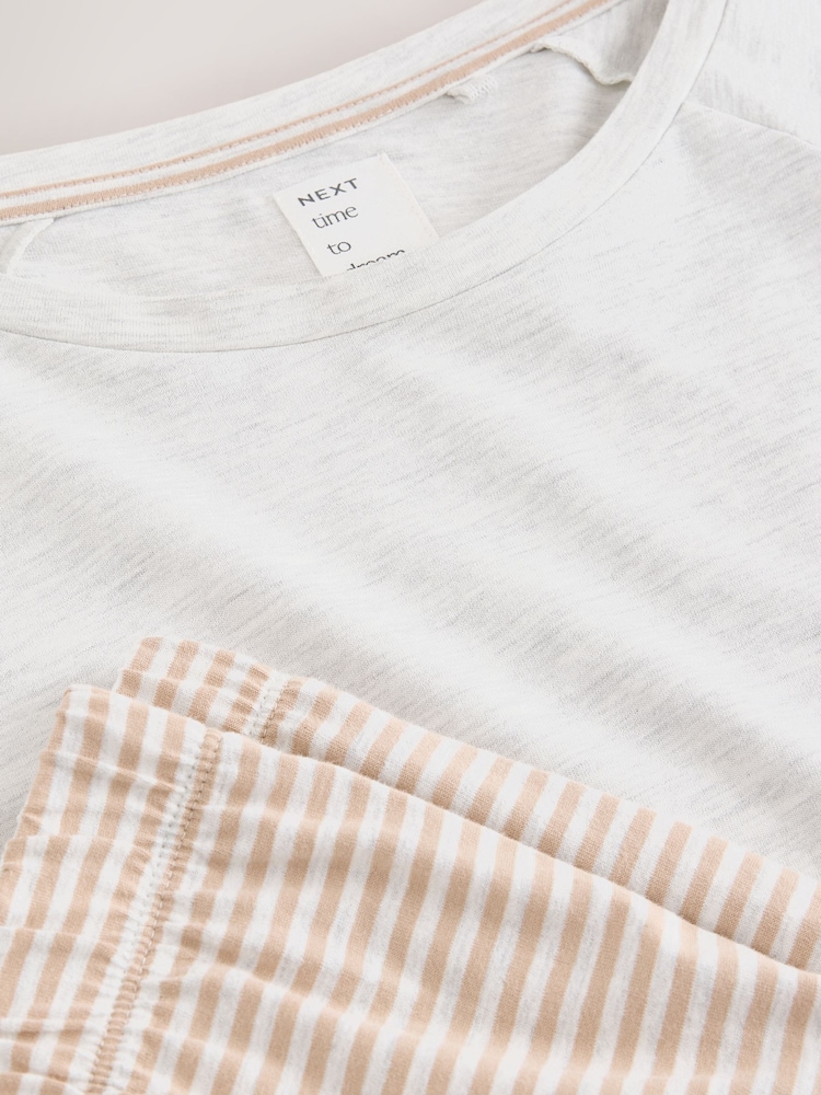 Grey Stripe Long Sleeve Pyjamas - Image 2 of 3 Grey Stripe Long Sleeve Pyjamas - Image 2 of 3