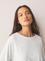 Ecru Stripe Long Sleeve Pyjamas - Image 4 of 8