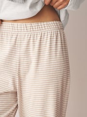 Ecru Stripe Long Sleeve Pyjamas - Image 5 of 8