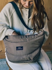 Finnson Mocha Osma Sling Changing Bag With Stroller Clips - Image 1 of 5