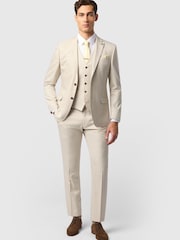 Antique Rogue Cream Texture Suit Jacket - Image 1 of 4