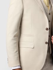 Antique Rogue Cream Texture Suit Jacket - Image 4 of 4
