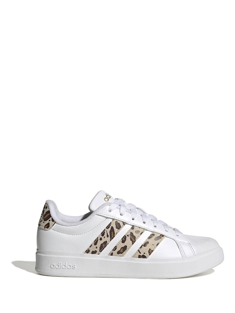 adidas White Streettalk Trainers - Image 1 of 5