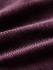 Burgundy Red Super Soft Corduroy Bootcut Trousers - Image 3 of 3