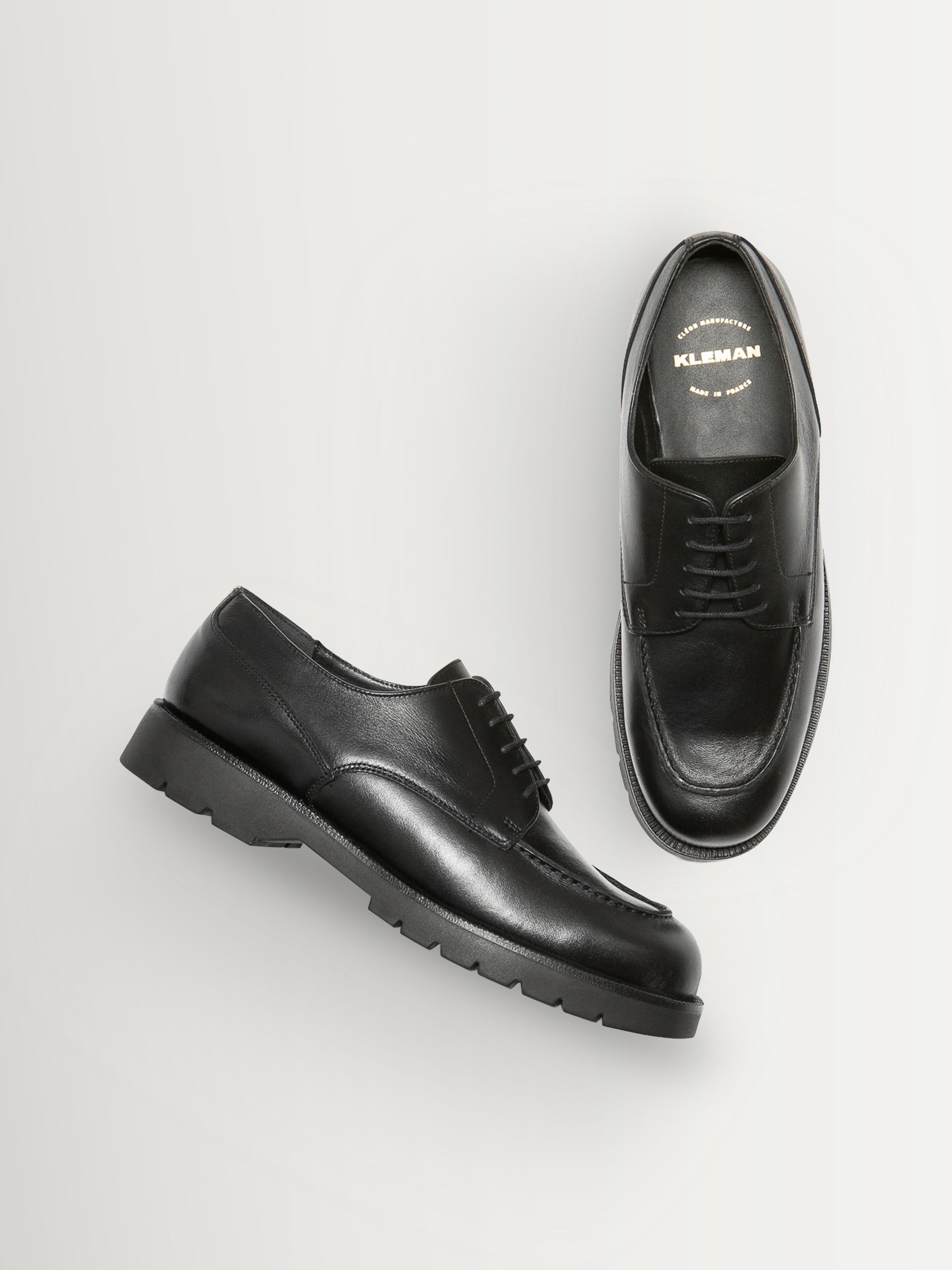 Buy KLEMAN Black Frodan Leather Shoes from Next USA