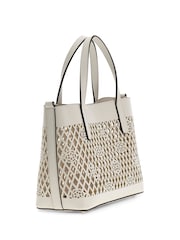 Guess White Letty 2 In 1 Mini Tote Bag - Image 3 of 3
