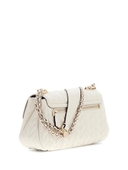 Guess Grey Cheryl Convertible Cross-Body Flap Bag - Image 2 of 4