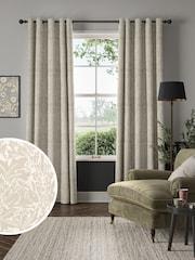 William Morris At Home Linen Brother Rabbit Boucle Made to Measure Curtains - Image 1 of 9