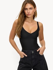 LOAVIES Black Moonlight Mood Bodysuit - Image 1 of 5