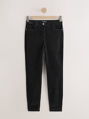 Black Corduroy Skinny Trousers - Image 1 of 4