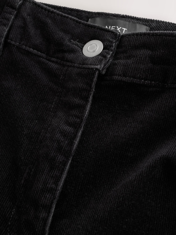 Black Corduroy Skinny Trousers - Image 2 of 4 Black Corduroy Skinny Trousers - Image 2 of 4