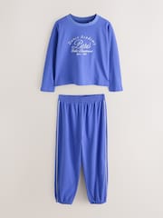 コバルトブルー スローガン - ジョガーパジャマ 3 パック(3〜16歳) - 画像 3 / 4
