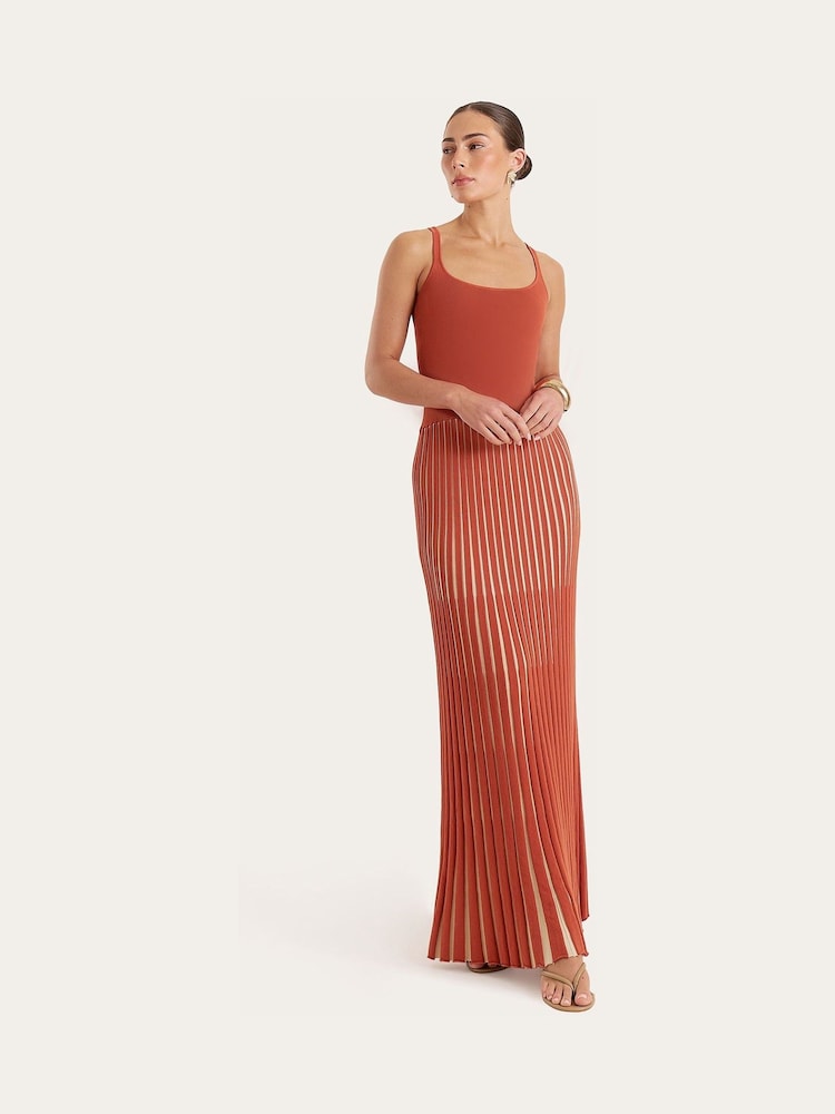 4th & Reckless Orange Juliana Dress - Image 1 of 5