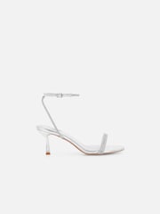 Simmi London Silver Milly Diamante Heeled Sandals - Image 2 of 4