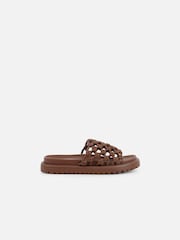 Maro - Simmi London Luna Woven Flat Sandals - Imaginea 2 din 4