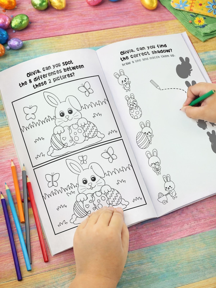 Personalised Easter Activity & Colouring Book by PMC - Image 2 of 3