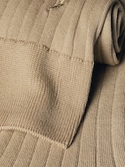 Charles Tyrwhitt Natural Cotton Rib Socks - Image 2 of 2
