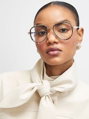 River Island Brown Optical Lense Glasses - Image 1 of 5