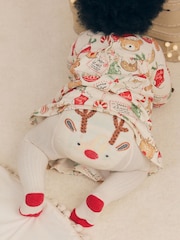 中立的聖誕節角色 - Baby Dress And Tights 2 Piece Set (0mths-2yrs) - 圖片 6，共 11