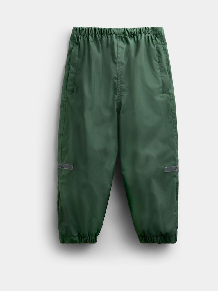 JoJo Maman Bébé Khaki Green Waterproof Packaway Trousers - Image 1 of 4