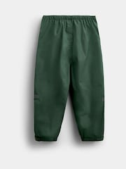 JoJo Maman Bébé Khaki Green Waterproof Packaway Trousers - Image 2 of 4