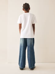 Bleu clair - Jean stretch taille élastique (3-16 ans) - Image 3 de 9