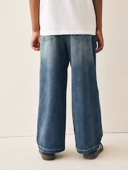 Bleu clair - Jean stretch taille élastique (3-16 ans) - Image 4 de 9