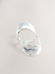 Silver Tone Scarf Ring - Image 3 of 5