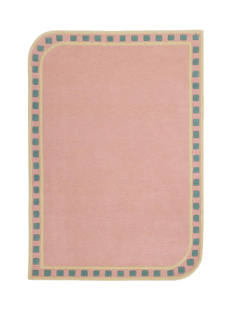 Origin Rugs Pink Borderline Rug - Image 2 of 6