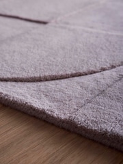 Origin Rugs Grey or Mauve Penny Rug - Image 4 of 6