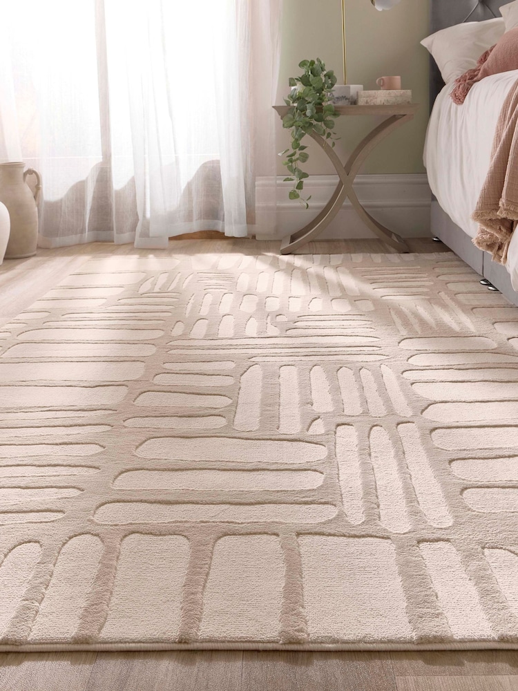 Origin Rugs Cream Pathway Rug - Image 2 of 6