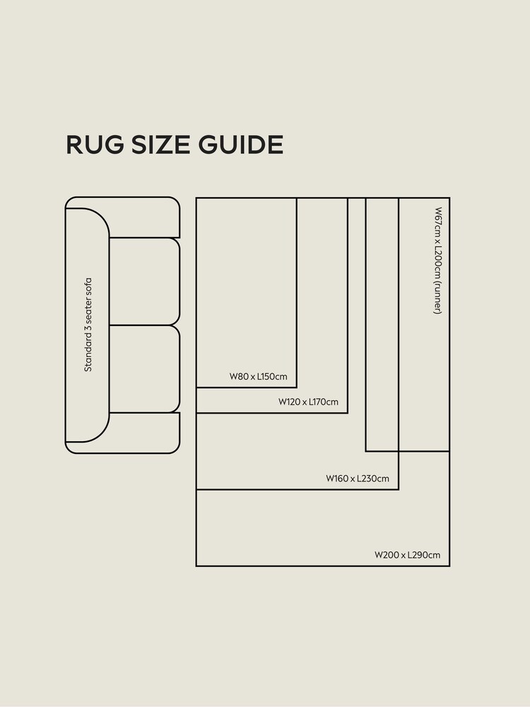 Origin Rugs Cream Pathway Rug - Image 6 of 6